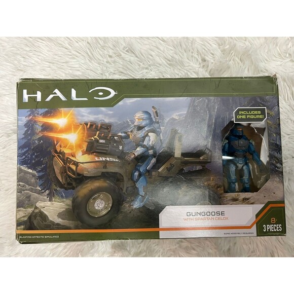 New Halo Gungoose with Spartan Celox 3 pieces Action Toy - Picture 1 of 6